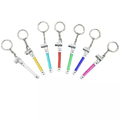 9pcs Metal Pipes Keychain Smoking Pipe Key Ring Tobacco Mini Pipe Smoke Gifts • $10.99