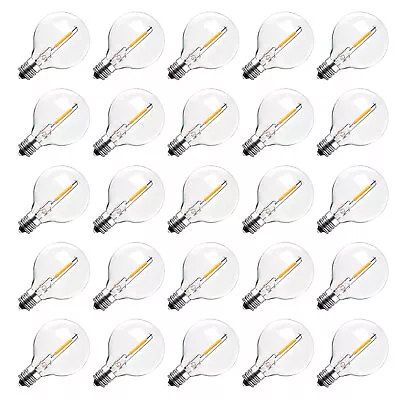 BRIMAX E12 G40 LED Bulb String Light Bulbs Replacement 1W 10W Plastic Clear Bulb • $16.78