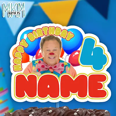 Mr Tumble Something Special Cake Topper PERSONALISED ANY NAME ANY AGE . • £5.14