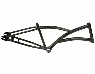 New! Unique Vintage Lowrider 46  Long Steel Chopper Frame In Black.bike Parts • $239.99