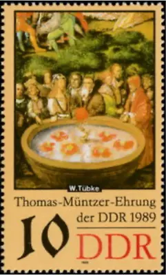 DDR #Mi3270 MNH 1989 Muntzer Paintings Theologian Reformer [2768] • $2.88