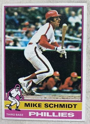 1976 Mike Schmidt Topps Baseball Card 480 • $25