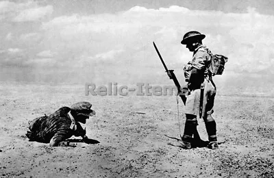 £4.60 • Buy WW2 Picture Photo Wounded German Officer Found In The Egyptian Desert 0748