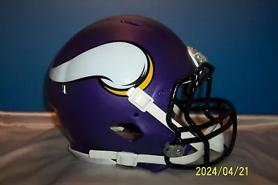 Minnesota Vikings Riddell Speed Full Size Football Helmet • $42