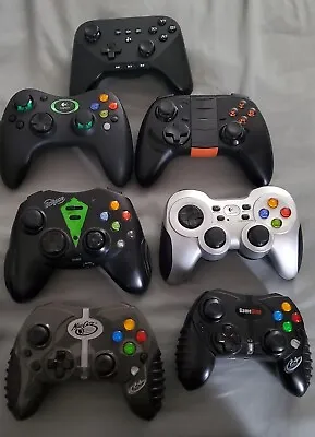 Wireless Game Controllers 3rd Party Xbox Moga Amazon Lot Of 7 Power Tested Read  • $12.99