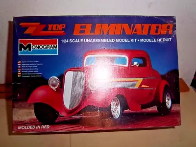 Monogram 2702 1/24 Scale ZZ Top Eliminator 1933 Ford Plastic Open Model Kit • $19.95