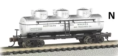 N Scale - NORTHERN CALIFORNIA WINERIES - 3-DOME TANK CAR BAC-17153 • $32.99
