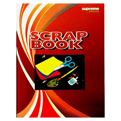 A3 Scrapbook 64 Pages 100gsm Coloured Scrap Book For Art And Craft • £7.99
