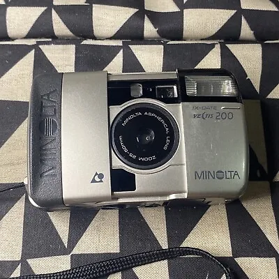 MINOLTA VECTIS 200 IX DATE CAMERA Vintage Film Camera 25mm-50mm • $9.50