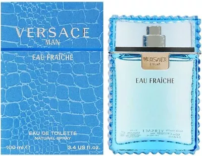 Versace Man Eau Fraiche Edt Spray (men) 1 Oz *new In Box* • $26.66