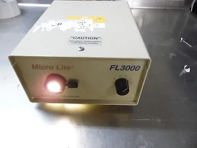 Micro Lite Fl3000 150w Solid Statefiberoptic Microscope Illuminator • $49.99