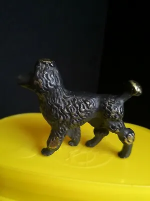 £9.99 • Buy Vintage Walter Bosse Style Brass Poodle Retro Metal Dog Figure 