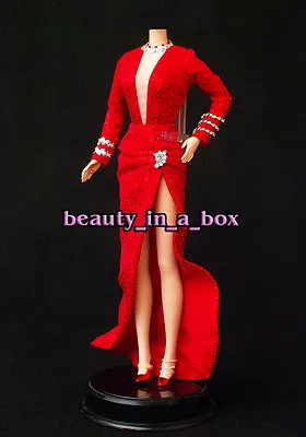 Marilyn Monroe Iconic Red Dress Fashion For Barbie Doll • $76.90