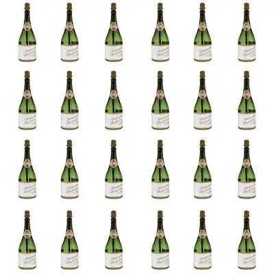 24Pcs Mini Champagne Bubbles Bottle Wedding Party Favors Reception New Years • £13.07