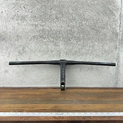 Vintage Tank Trials Handlebars  Stem GT 2004 Flat Bar Black 710 Mm Riser Stem • $84.99