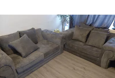 Light Grey 3 Seater Sofa And 2 Seater Sofa • £450