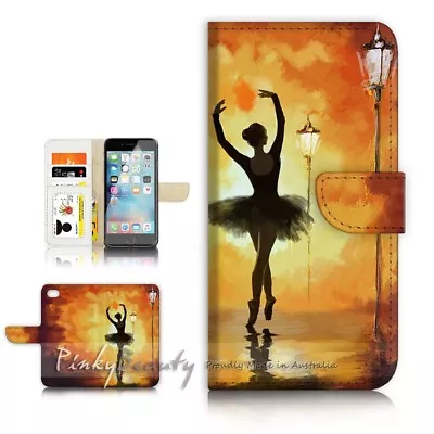 ( For IPhone 6 / 6S ) Wallet Case Cover P21477 Ballet Girl • $12.99