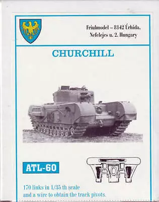 Friulmodel 1/35 British Churchill Individual Metal Track Links ATL-60 • $39.99