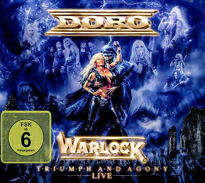 DORO WARLOCK - TRIUMPH AND AGONY LIVE (CD+BLU-RAY) 2CD New 4250444188604 • £29.99
