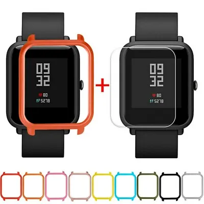 Case Cover Shell For Xiaomi Huami Amazfit Bip Youth Watch With Screen Protector • $6.04