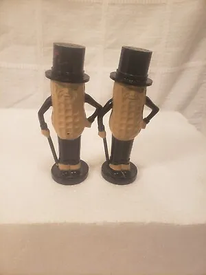 Antique Planters Mr Peanut Salt & Pepper Shakers • $12.95