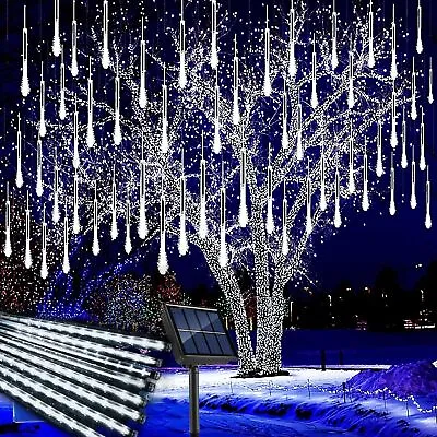 288 LED Solar Lights Meteor Shower Rain Tree String Light Outdoor Garden Party • $16.78