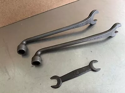 Lot Of 3 Vintage  Of Script Offset Socket Ford Wrenches • $19.99