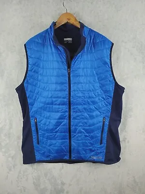 Marmot Variant Vest Men Size 2XL Full Zip Blue Hybrid H900288 • $39.99