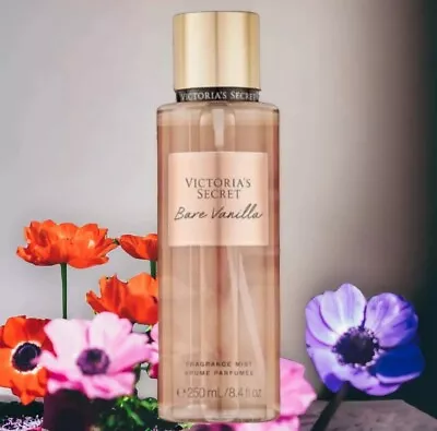 Victoria's Secret BARE VANILLA Body Mist 250ml - FREE SHIPPING • $12.82