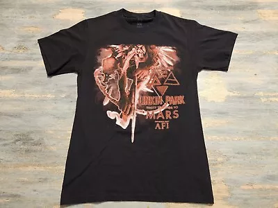 Linkin Park AFI 30 Seconds To Mars 2014 Carnivores Tour T Shirt SMALL RARE • £32.06