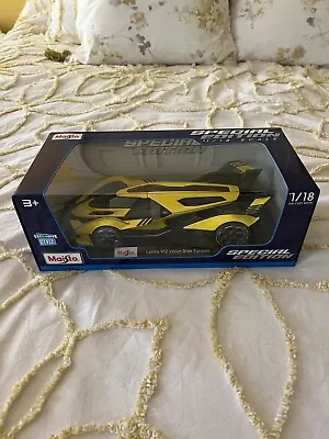 Maisto Lamborghini V12 1:18 Vision Gran Diecast Car Model YELLOW • $29.70