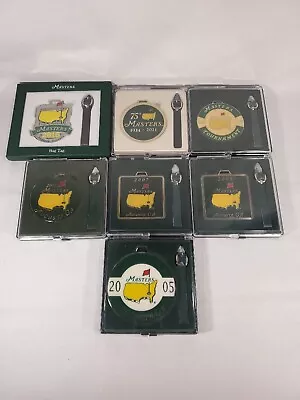 Augusta PGA Masters Bag Tags Lot Of 7 Years ‘05 06 07 08 10 11 (75th) & 15 • $175