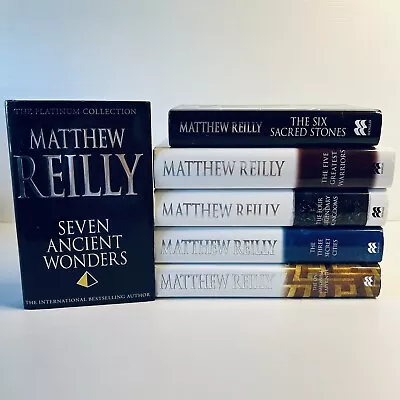 6 X Matthew Reilly Thriller/Adventure Hardcover Bundle - Jack West Jr Series • $67.99