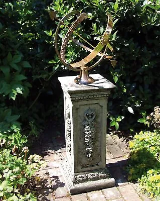 £849.99 • Buy Large Floral Armillary Stone Sun Dial - Garden Sundial