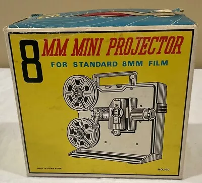 Vintage 8 MM Mini Projector Educational Toy & 4 8mm Movies • $50