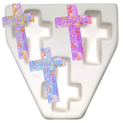 1.75  Three Crosses Casting Glass Fusing Kiln Mold • $19.88