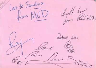 Mud (tiger Feet) Signed Autographs • £175