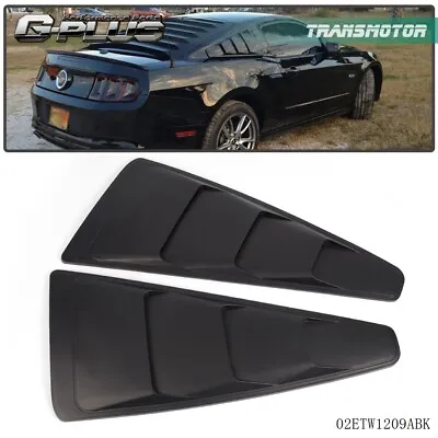 1/4 Quarter Side Window Louver Cover Fit For 2005-2014 Ford Mustang GT • $20.14