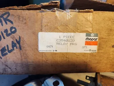 NOS New Mopar (1977-2002) Starter Relay Package 12V • $95