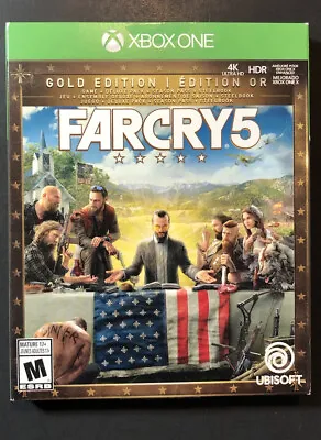 $264.37 • Buy Far Cry 5 [ GOLD Edition STEELBOOK ] (XBOX ONE) NEW