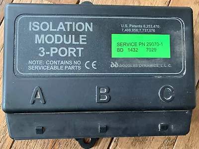 Western Fisher SnowPlow 3 Port Isolation Module Unit PN 29070-1 OEM • $99.99