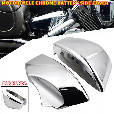 Chrome Battery Side Fairing Covers For Honda VTX1800 N/Neo F & T/Tourer R/Retro • $29.68