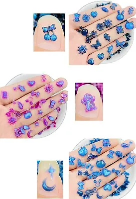 Nail Gems Nail Charms Nail Embellishments Bows Flowers Butterflies Hearts Drops • £4.49