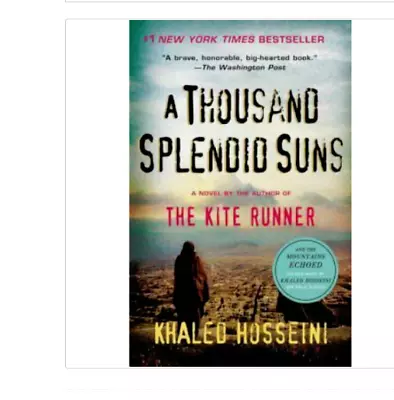 A Thousand Splendid Suns Paperback Book By Khaled Hosseini FREE SHIP 1000 • $7.39