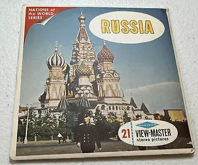 View-Master Russia NATIONS OF THE WORLD 3 Reel Packet W/ Booklet B213 • $15.99