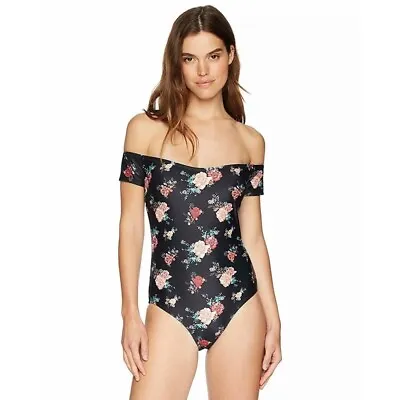 Mae Off The Shoulder Floral Monokini Size S • $13.38