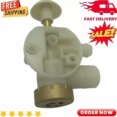 $31.99 • Buy Brass Cap Upgraded Dometic Sealand Toilet Water Valve Replacment 4 RV Vacuflush