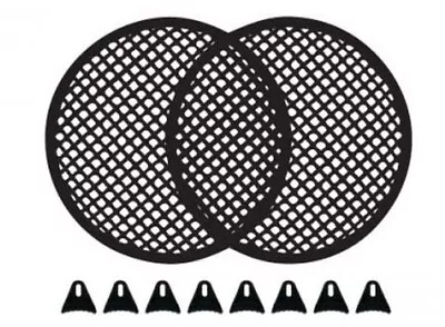 1 Pair 6.5  SubWoofer Mid Range Metal Mesh Waffle Speaker Grill DJ PA Car Audio • $8.95