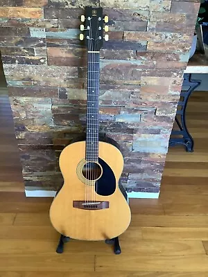 Yamaha Fg-75 Black Label Vintage Nylon String Folk Acoustic Guitar • $195