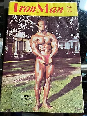 Iron Man Magazine September 1974 Mr World Albert Beckles Very Rare Issue • $10